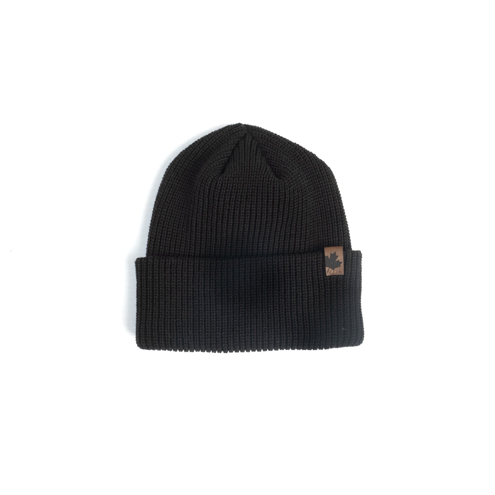 Made In Canada Unisex Beanie - With Custom Leatherette Label